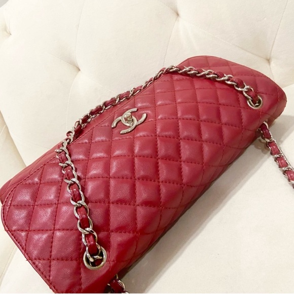 CHANEL Quilted Lambskin JUMBO CLASSIC Business BAG - Picture 13 of 16